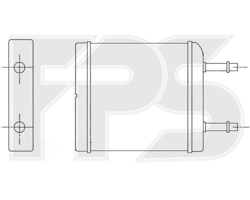 

FPS FP22N72 Радиатор печки