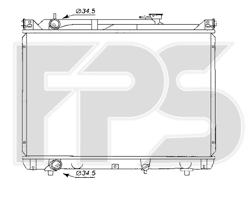 

FPS FP68A117 Радиатор охлаждения двигателя