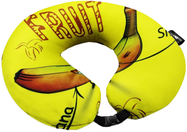 

Подушка-подголовник Coverbag Банан желтая 258