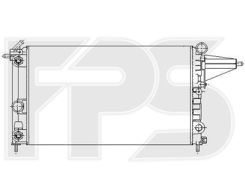 

FPS FP52A1082 Радиатор охлаждения двигателя