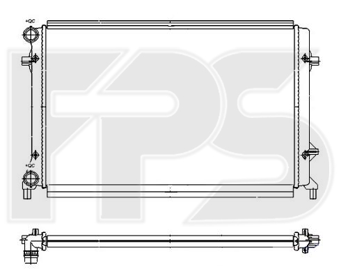 

FPS FP64A473P Радиатор охлаждения двигателя