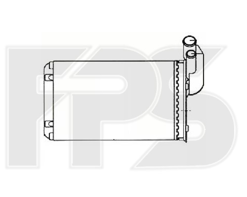 

FPS FP56N46 Радиатор печки