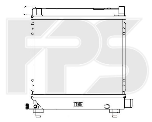 

FPS FP46A216 Радиатор охлаждения двигателя