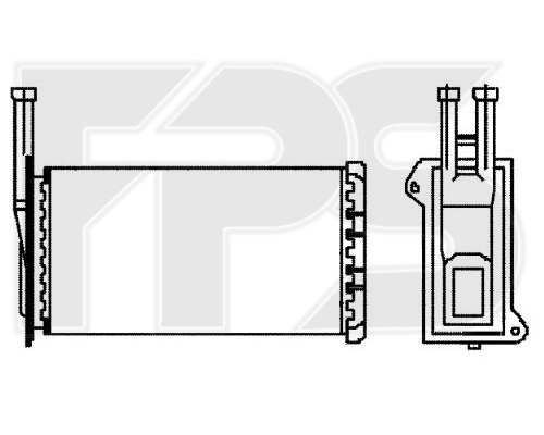 

FPS FP28N20 Радиатор печки