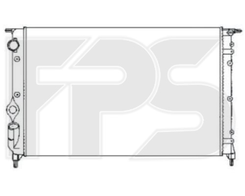 

FPS FP56A1223P Радиатор охлаждения двигателя