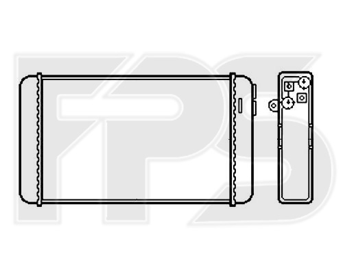 

FPS FP52N144 Радиатор печки