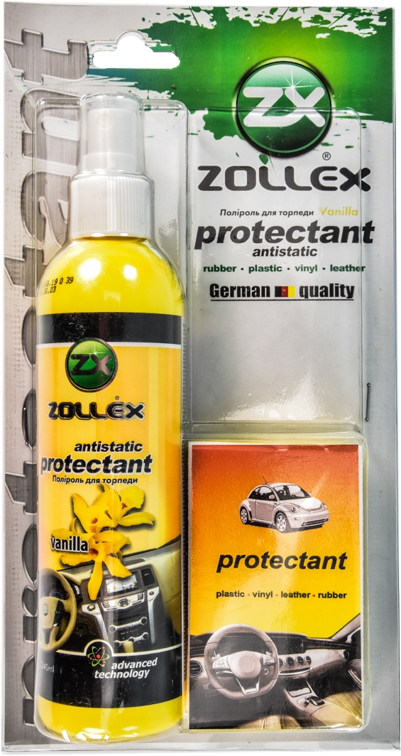 

Полироль для салона Zollex Protectant ваниль 240 мл MLVA25