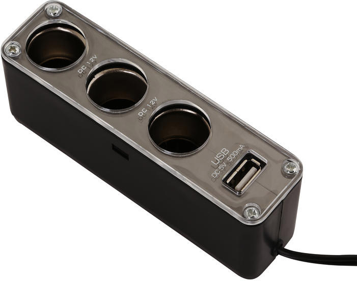 

Разветвитель прикуривателя с USB Carface docfacj403v