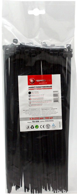 

Стяжка ProSwissCar TB-006 0,25 м 4,8 мм 100 шт