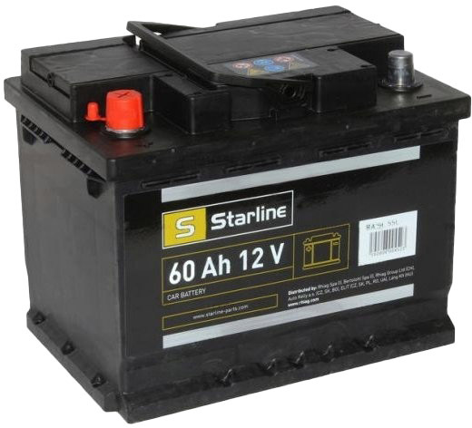 

Аккумулятор Starline 6 CT-60-L sbh60l540
