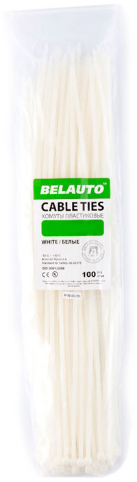 

Стяжка BELAUTO w76450 0,45 м 7,6 мм 100 шт
