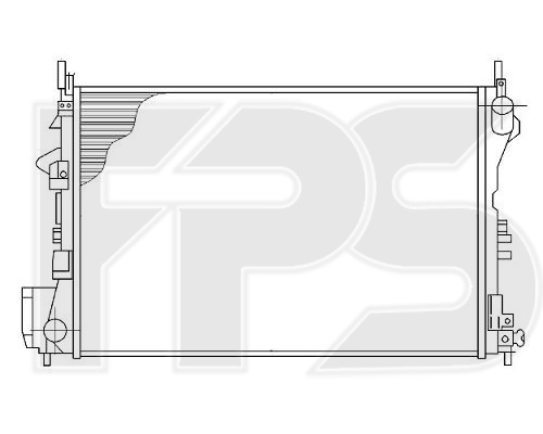 

FPS FP52A1093 Радиатор охлаждения двигателя