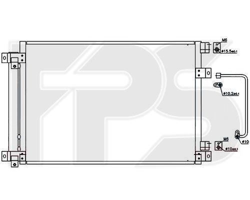 

FPS FP67K433 Радиатор кондиционера