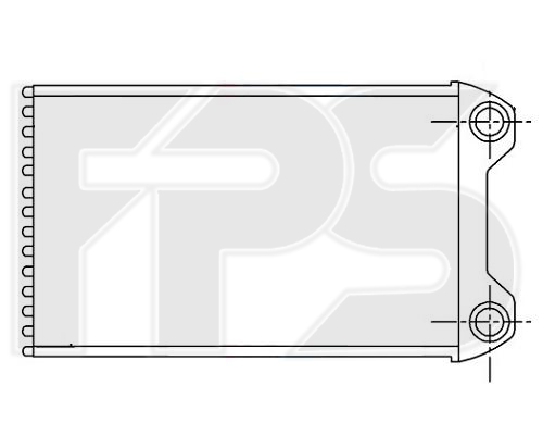 

FPS FP12N108 Радиатор печки