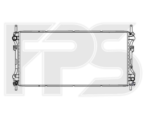 

FPS FP28A741 Радиатор охлаждения двигателя