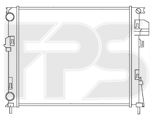 

FPS FP52A938 Радиатор охлаждения двигателя