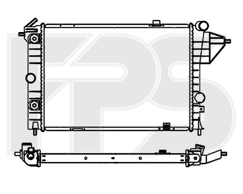 

FPS FP52A285 Радиатор охлаждения двигателя