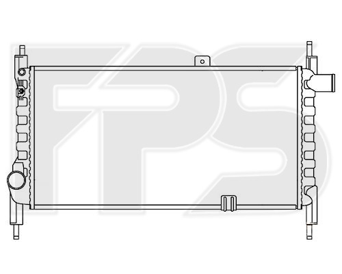 

FPS FP52A250 Радиатор охлаждения двигателя