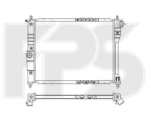 

FPS FP22A01P Радиатор охлаждения двигателя