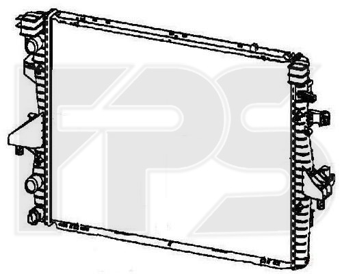

FPS FP74A1212P Радиатор охлаждения двигателя