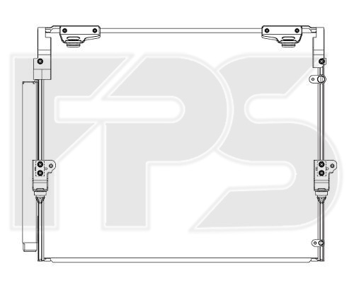

FPS FP70K254X Радиатор кондиционера