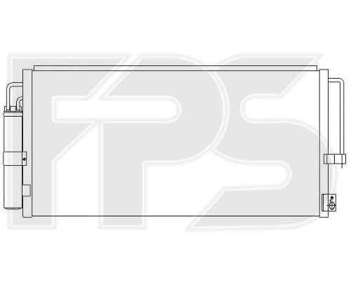 

FPS FP67K351X Радиатор кондиционера
