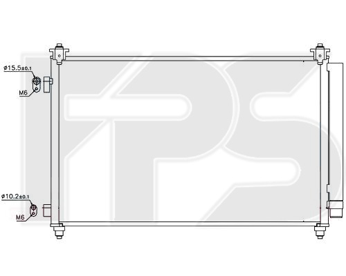 

FPS FP44K220X Радиатор кондиционера