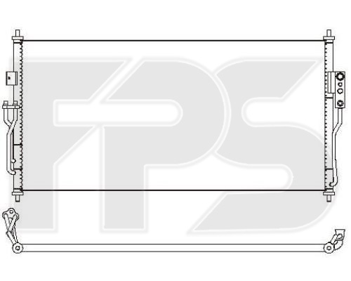 

FPS FP50K298X Радиатор кондиционера