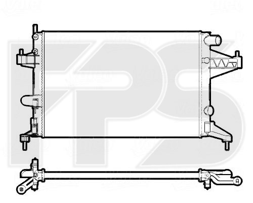 

FPS FP52A1079X Радиатор охлаждения двигателя
