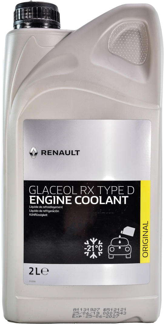 

Готовый антифриз Renault / Dacia Glaceol RX type D зеленый -21 °C 7711428129