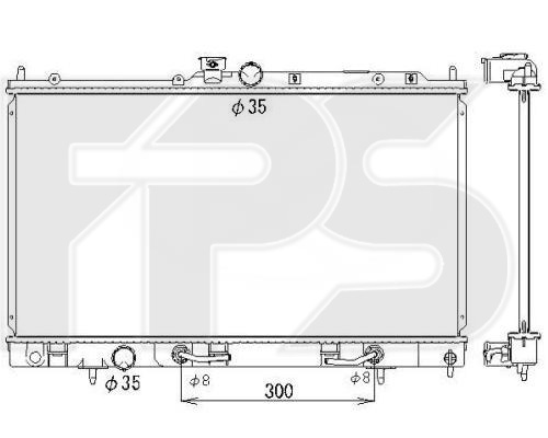 

FPS FP48A1359X Радиатор охлаждения двигателя