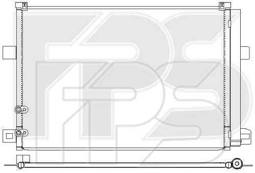 

FPS FP74K831X Радиатор кондиционера