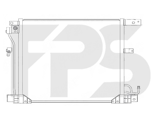 

FPS FP50K785X Радиатор кондиционера