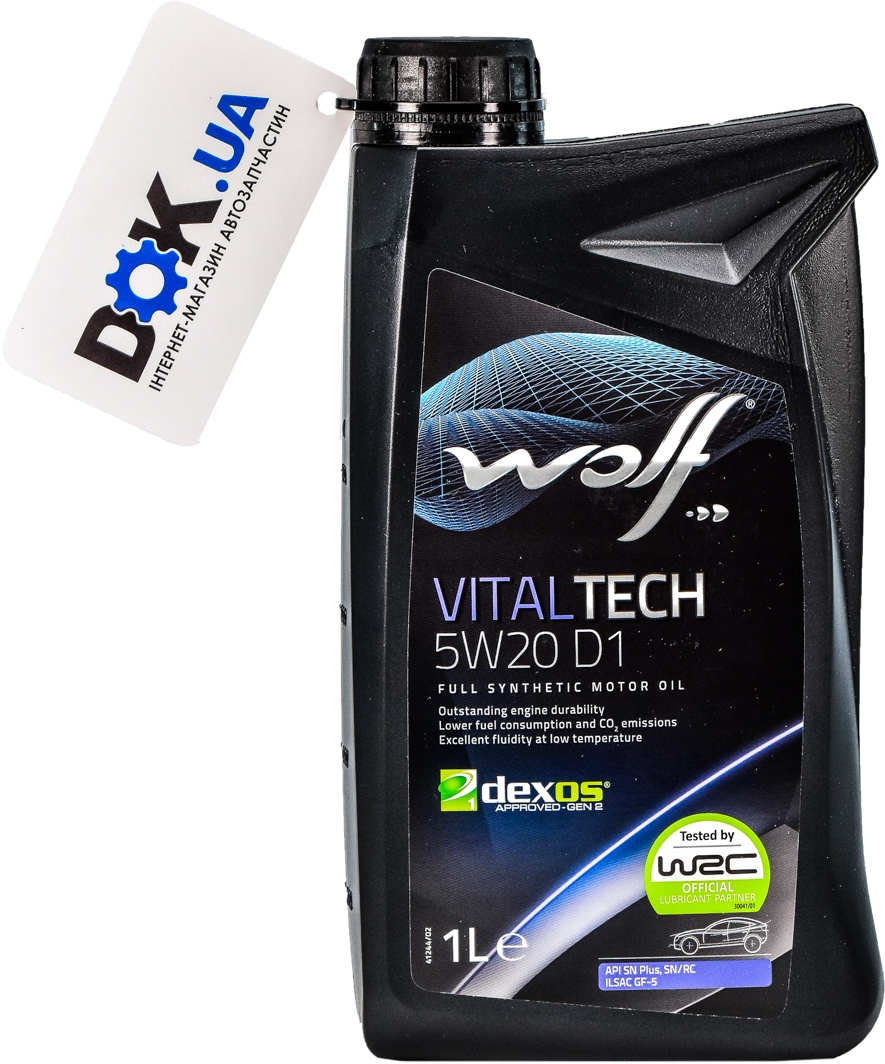 

Моторное масло Wolf Vitaltech D1 5W-20 синтетическое 8330940