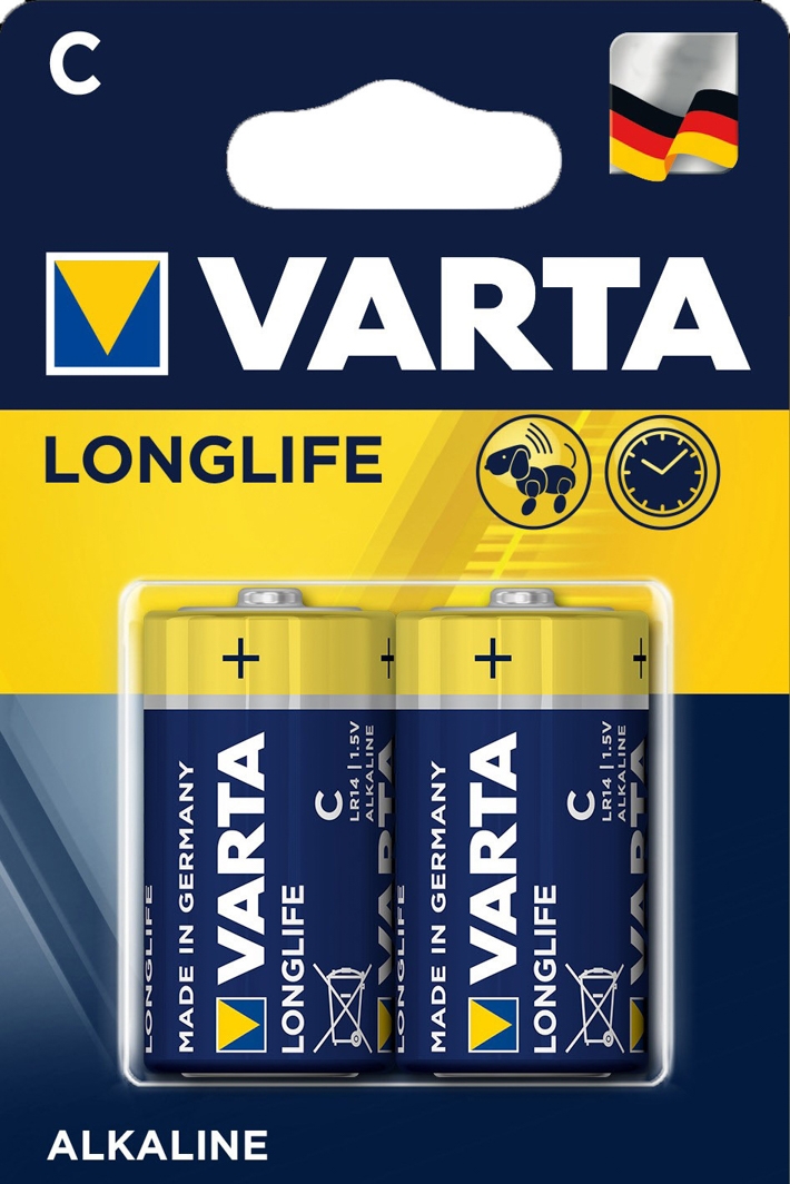 

Батарейка Varta LongLife 4008496525263 C 1,5 V 2 шт