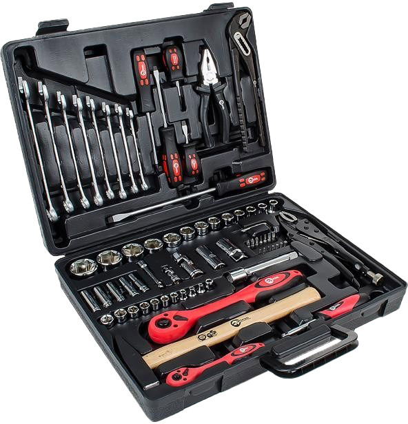 

Набор инструментов Intertool ET-6073 1/2", 1/4" 72 шт.