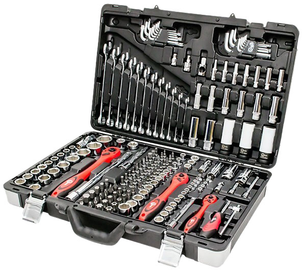 

Набор инструментов Intertool ET-7176 1/2", 3/8", 1/4" 176 шт.