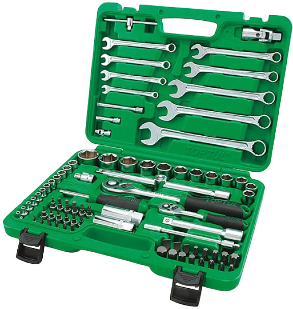 

Набор инструментов Toptul gcai8202 1/2", 1/4" 82 шт.