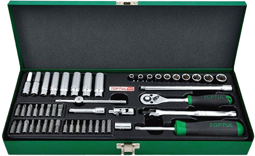 

Набор инструментов Toptul GCAD5004 1/4" 50 шт.