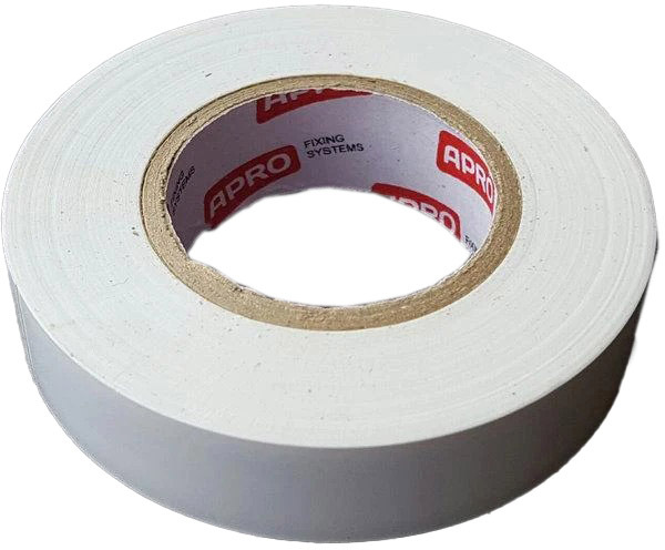 

Изолента Apro et20white белая ПВХ 17 мм x 20 м