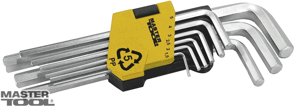 

Набор ключей шестигранных MasterTool 750956 1,5-10 мм 9 шт