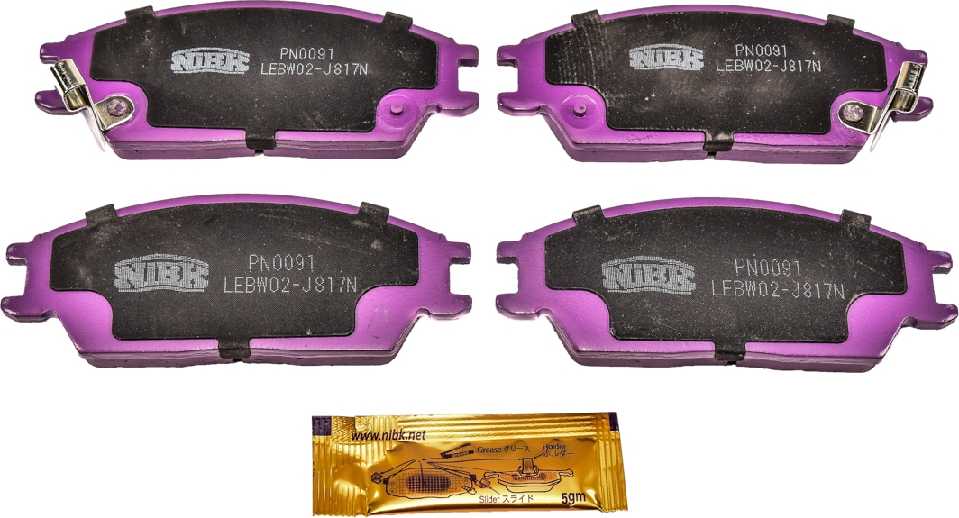 

Nibk PN0091 Тормозные колодки