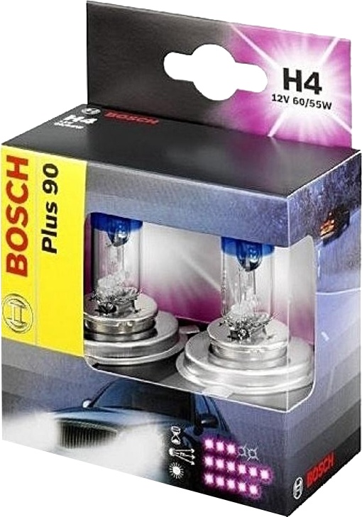 

Автолампа Bosch 1987301074 H4 P43t 55 W 60 W прозрачный