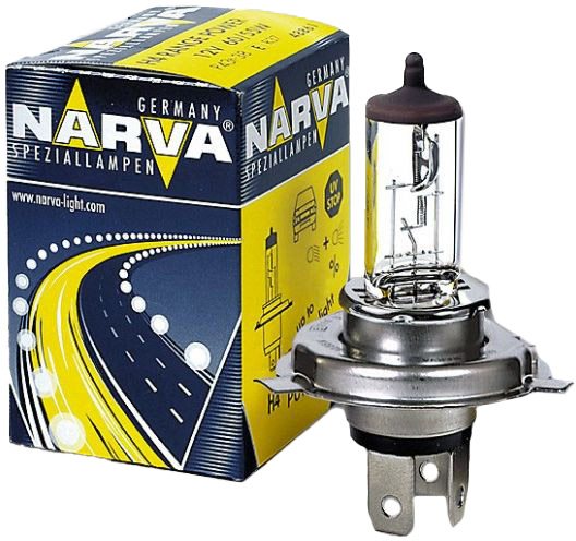 

Автолампы Narva 488841 H4 P45t 55 W 60 W прозрачная