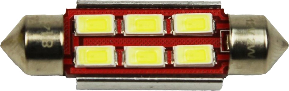 

Автолампа Tesla b95301 Canbus (6 SMD) C5W SV8,5-8
