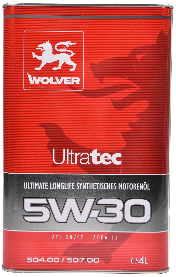 

Моторное масло Wolver UltraTec 5W-30 синтетическое 4260360940934