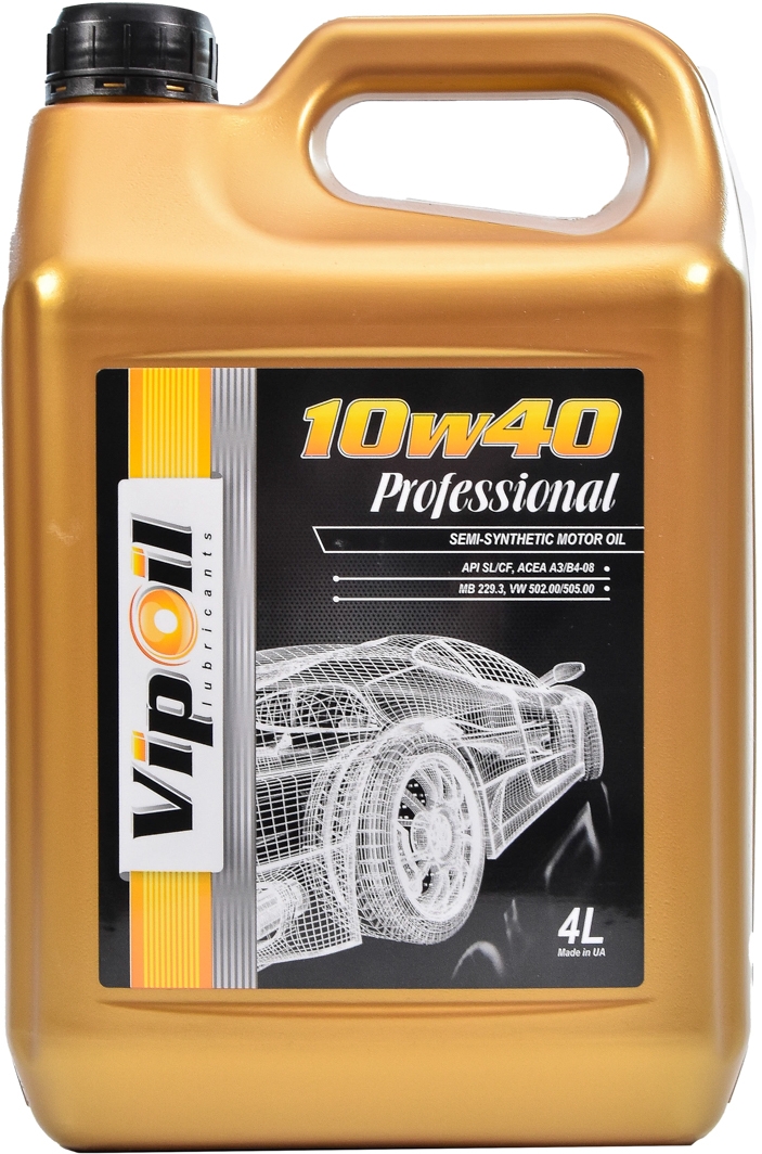 

Моторное масло VIPOIL Professional 10W-40 полусинтетическое 162827