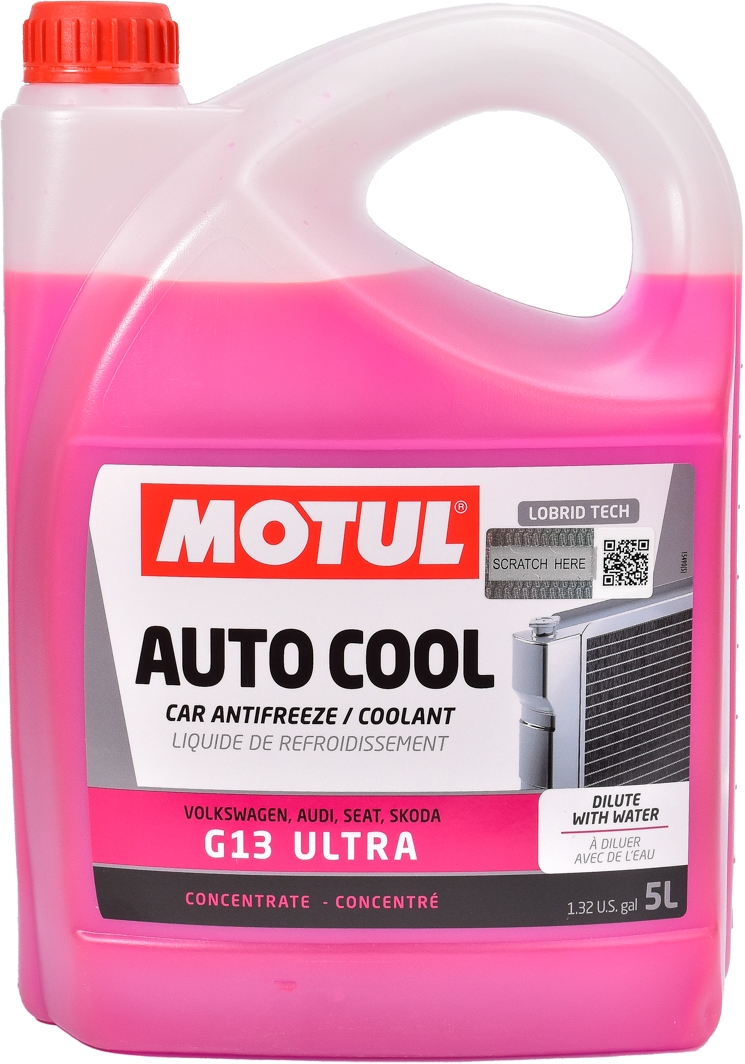 

Готовый антифриз Motul Auto Cool Ultra G13 розовый Наудаления