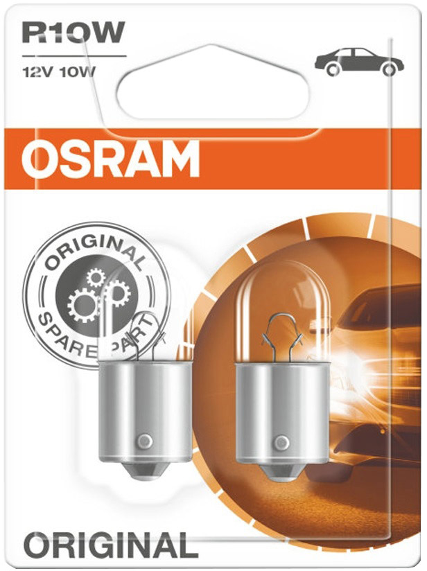 

Автолампа Osram 5008-02B Original Line R10W BA15s 10 W прозрачный