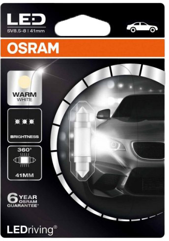 

Автолампы Osram 6499WW-01B LEDriving Premium C5W SV8,5-8 1 W белая